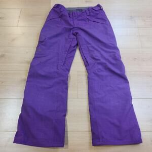 The North Face Freedom Snow Pants Womens Large Purple Insulated Ski Winter